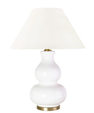 Alexandria Gourd Table Lamp, White