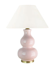 Alexandria Gourd Table Lamp, Blush