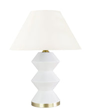 Derby Table Lamp, White