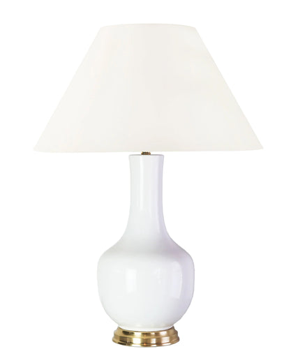 Georgia Table Lamp, White