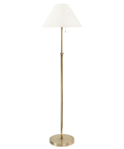 Griffin Adjustable Floor Lamp, Brass