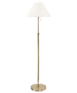 Griffin Adjustable Floor Lamp, Brass