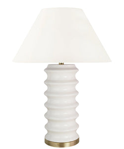 Richmond Table Lamp, White