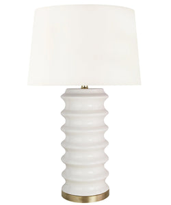 Richmond Table Lamp, White