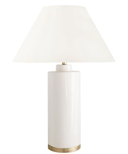 Tyler Table Lamp, White