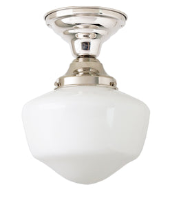 Traditional Schoolhouse Ceiling Fixture, 8"