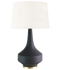 Anderson Table Lamp, Matte Charcoal