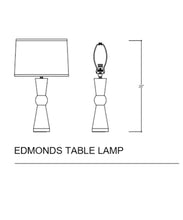 Edmonds Table Lamp, Blush