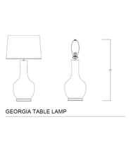 Georgia Table Lamp, Sky