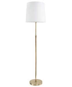 Greenwich Adjustable Floor Lamp, Brass