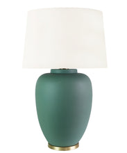 Willow Table Lamp, Matte Pacific Green