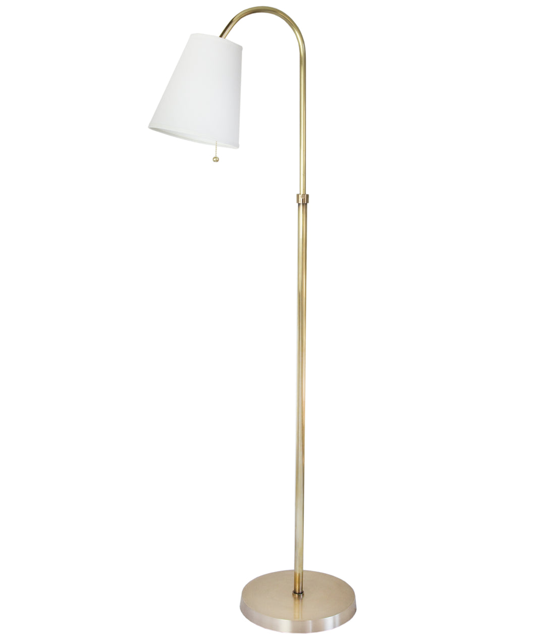 Blaire Adjustable Floor Lamp, Brass