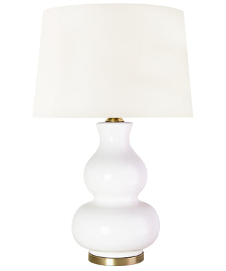 Alexandria Gourd Table Lamp, White