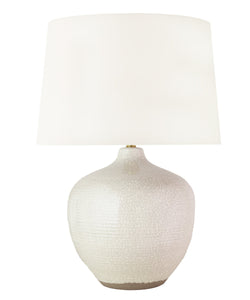 Montgomery Table Lamp, Rustic White