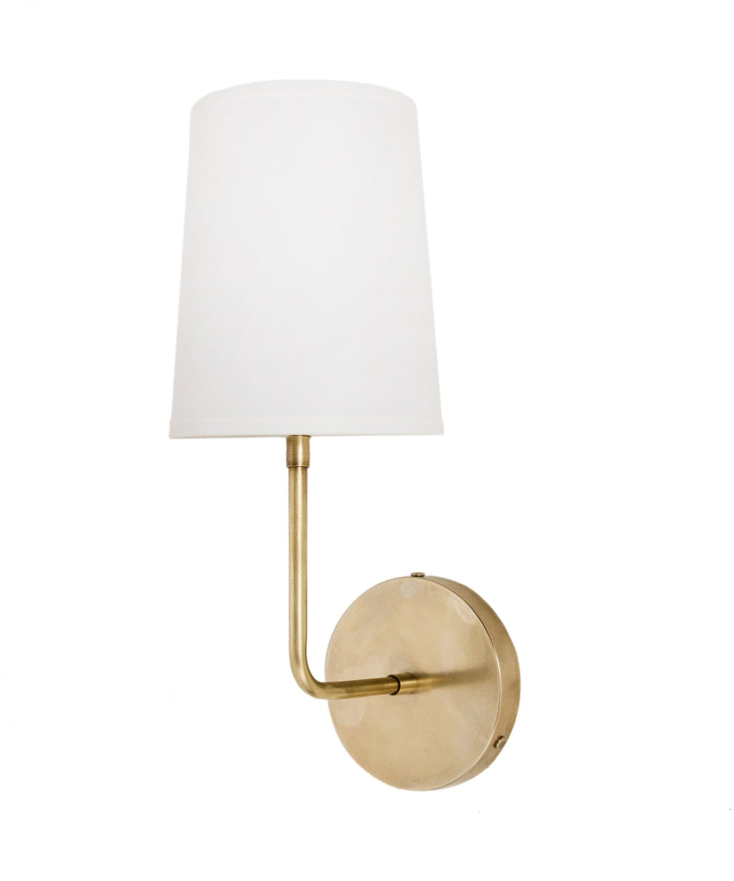Fairmount Wall Sconce with Linen Shade, Antique Brass – Fox Mill Lighting  and Supply Co.
